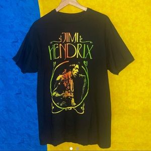 Unisex Jimmy Hendrix Black T-Shirt